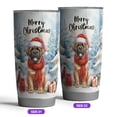 thumbnail image 2 of Merry Christmas Mastiff Enjoys Woofmas Winter Xmas Holiday 20oz Stainless Steel Tumbler Insulated Cup with Lid Mastiffs Dog Lover Gifts Idea - 02022, 2 of 5