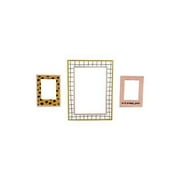 Shabby Chic Locker Magnetic Picture Frames Decor - 6ct