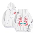 thumbnail image 2 of WEAIXIMIUNG Ensembles de Sweat-Shirts Raccourcis pour Femmes Sweat à Capuche Imprimé Lettres Manches Longues avec Poches, 2 of 6