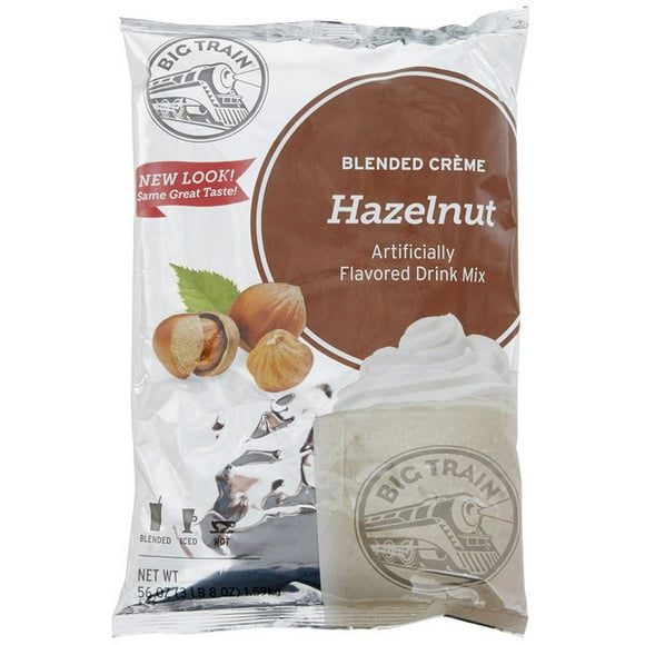 Big Train 3.5 lb. Hazelnut Blended Creme Frappe Mix