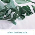 thumbnail image 2 of Bathroom Shower Curtains - Fragrance Free Tropical Plants on White Background Curtains for Bathroom Showers and Tubs, 78.7 x 71 Inches Long, Includes, 2 of 5