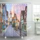 thumbnail image 1 of ABPHQTO Rothenburg Ob Der Tauber Pintoresca ciudad medieval en Alemania Cortina de ducha 160x180 cm, 1 of 1
