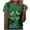 Army Green#3, variant on MELDVDIB Womens T-Shirts St. Patrick's Printed Basic Short Sleeve Summer Tops Light Weight Crewneck Pullover Tees