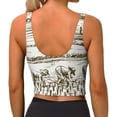 thumbnail image 3 of Lsque Rice Harvest Printed Women'S Sports Bra, Compression, Moisture Wicking, High-Impact Sports Bra For Women,Supportive sports bra-Medium, 3 of 9