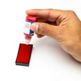 thumbnail image 4 of Approved w/by Date Line Self-Inking Office Rubber Stamp (Red) - Medium 2 Pack, 4 of 7