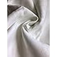 thumbnail image 3 of LUVFABRICS Polyester Micro Suede Solid Faux Upholstery Drapery Apparel Clothing Fabric (White), 3 of 4