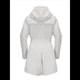 thumbnail image 5 of Chaqueta Impermeable con Capucha Clásica para Mujer, con Cinturón y Cordón para Actividades Al Aire Libre, Cortavientos Gris L, 5 of 10