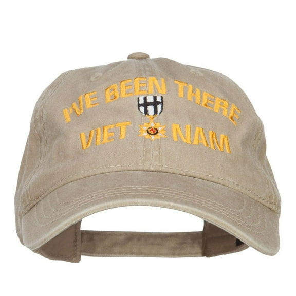 I've Been There Vietnam Embroidered Cap - Khaki OSFM