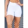 thumbnail image 1 of Shorts de Yoga d'Entraînement Anticellulite Blancs pour Femmes, 1 of 7