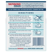 Sea Bond Secure Denture Adhesive Seals, Original Lowers, Zinc-Free, All-Day-Hold, Mess-Free, 15 Count