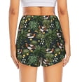thumbnail image 3 of Picia Mallard Ducks And Water Pattern Women's 2 in 1 Athletic Running Shorts High Waisted Workout Casual Gym Sweat Shorts with Comfy Liner Zipper Pockets-X-Large, 3 of 9