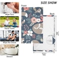 thumbnail image 3 of Dreamtimes Cartoon Foxes Hand Towels 2 PCS, Cotton Bath Towel for Drying Face Hands Body Decorative Water Absorbent Lightweight Towels for Bathroom Ktichen Travel Gym,16"x28", 3 of 7