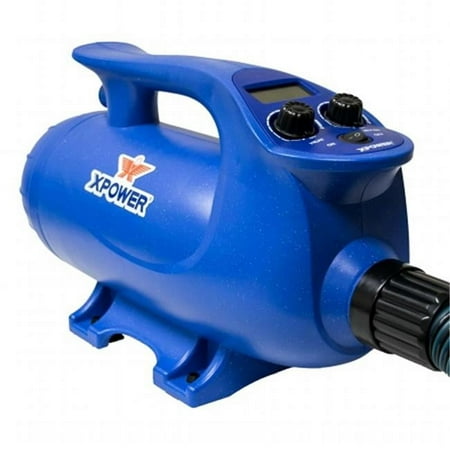 UPC: 0848025018002 | XPOWER Manufacture B-8 Elite Pro 4 HP Brushless Motor Pet Grooming Force Dryer with Variable Speed & Heat