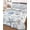 White, variant on Quilts Queen Size Bedding Set, Nautical Coastal Reversible Summer Quilt 3 Pieces, Ocean Beach Starfish Shell Conch Navy Blue Lightweight Bedspreads Coverlets with 2 Pillow Shams for All Seasons