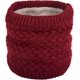 thumbnail image 2 of Calentador de cuello de invierno para mujer, bufanda circular de punto grueso con forro polar suave de doble capa a prueba de viento, 2 of 5