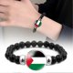 thumbnail image 4 of Palestinian Flag Braided Bracelet Palestine Four Style Flag Wristband Gift, 4 of 5