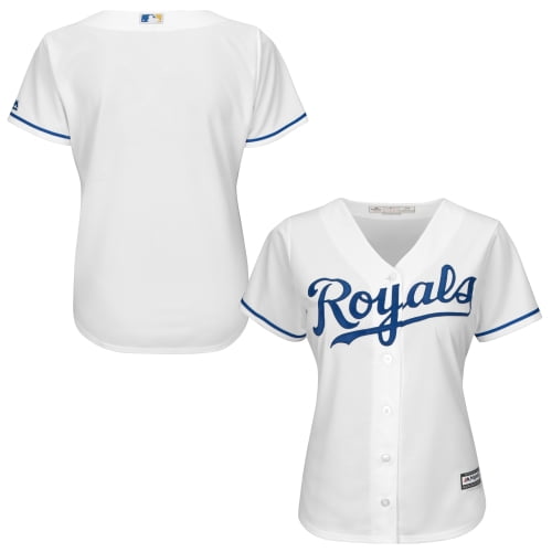 Kansas City Royals Majestic Women's Plus Size Cool Base Team Jersey White by Profile