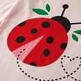 thumbnail image 5 of WIBACKER 1-10 Year Girls' 2-Piece Pajamas Set Long Sleeve Sleepwear Pjs 100% Cotton For Kids and Toddler Girls - Ladybug, 5 of 8
