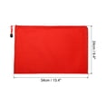 thumbnail image 2 of Unique Bargains Waterproof Zipper File Bags, A4 Document Holders for Office, Red 3 Pack, 2 of 6
