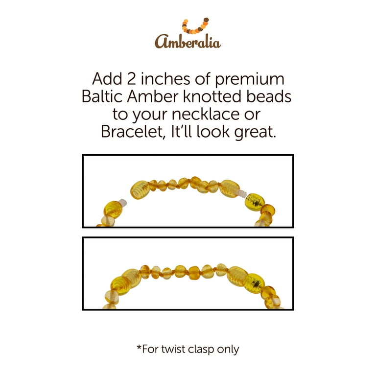 Baltic Amber Circular Twist Necklace Baltic Amber Circular Twist Necklace