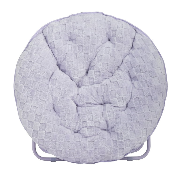 Mainstays Saucer Chair for Kids and Teens, Iris Plush - Walmart.com