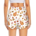 thumbnail image 3 of Picia Squirrel InThe Forest3 Pattern Women's 2 in 1 Athletic Running Shorts High Waisted Workout Casual Gym Sweat Shorts with Comfy Liner Zipper Pockets-Medium, 3 of 9