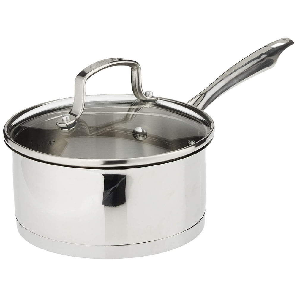 Cuisinart 891916 Professional Stainless Saucepan with Cover, 1.5Quart