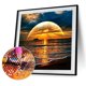 thumbnail image 2 of Pintura de diamante 5D puesta de sol junto al mar, diamantes de imitación cuadrados completos, decoración del hogar DIY Tmvgtek decoración de arte en el hogar, 2 of 9
