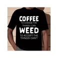 thumbnail image 1 of CAFÉ PARA CAMBIAR LAS COSAS. Puedo... Camiseta estampada con un diseño gráfico novedoso para hombre. Camisetas casuales y cómodas para el verano. Ropa masculina para actividades diarias., 1 of 5