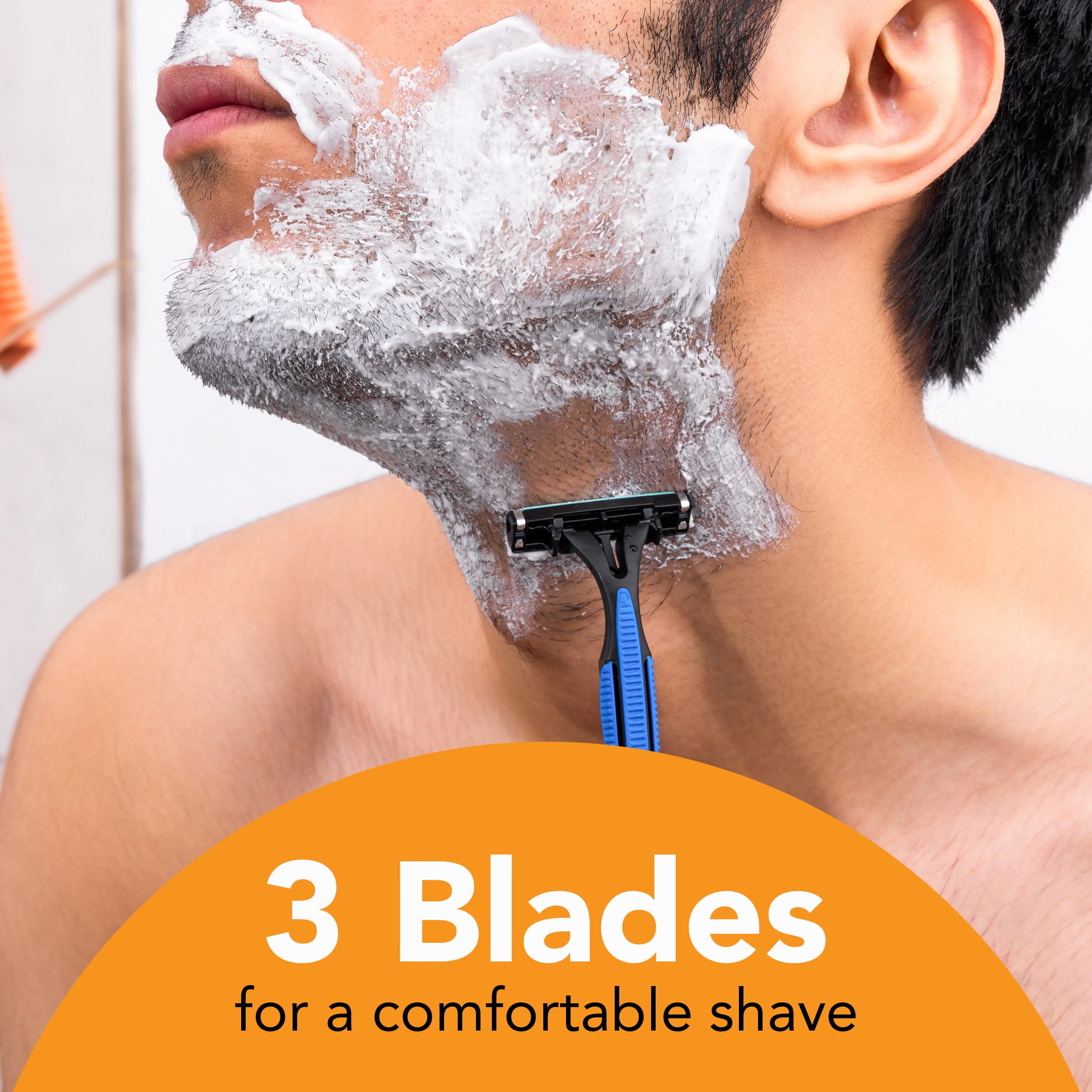 BIC Comfort 3 Men's Disposable Razor, 4 Pack