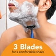thumbnail image 5 of BIC Comfort 3 Men's Disposable Razor, 4 Pack, 5 of 5