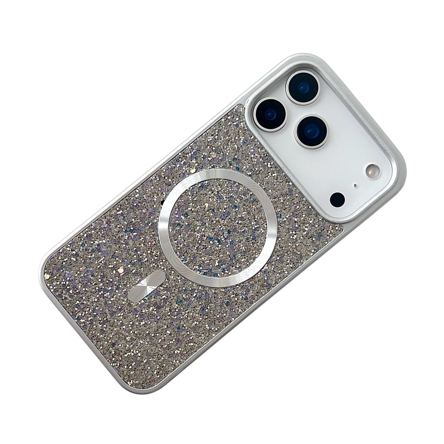 iPhone 17 Pro Bling MagSafe Cover - Silver