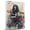 Afghan Hound, variant on Affenpinscher Dog Playing Drum Kit Wall Stretched Canvas Size 8x12 – Affenpinscher Canvas Art for Dog Lovers, Drum Kit Canvas Wall Decor