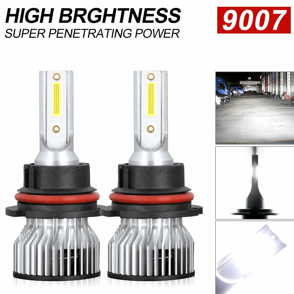9007 8000K LED Headlight Bulbs Hi-Lo Ice Blue For FORD Crown Victoria 1998-2011