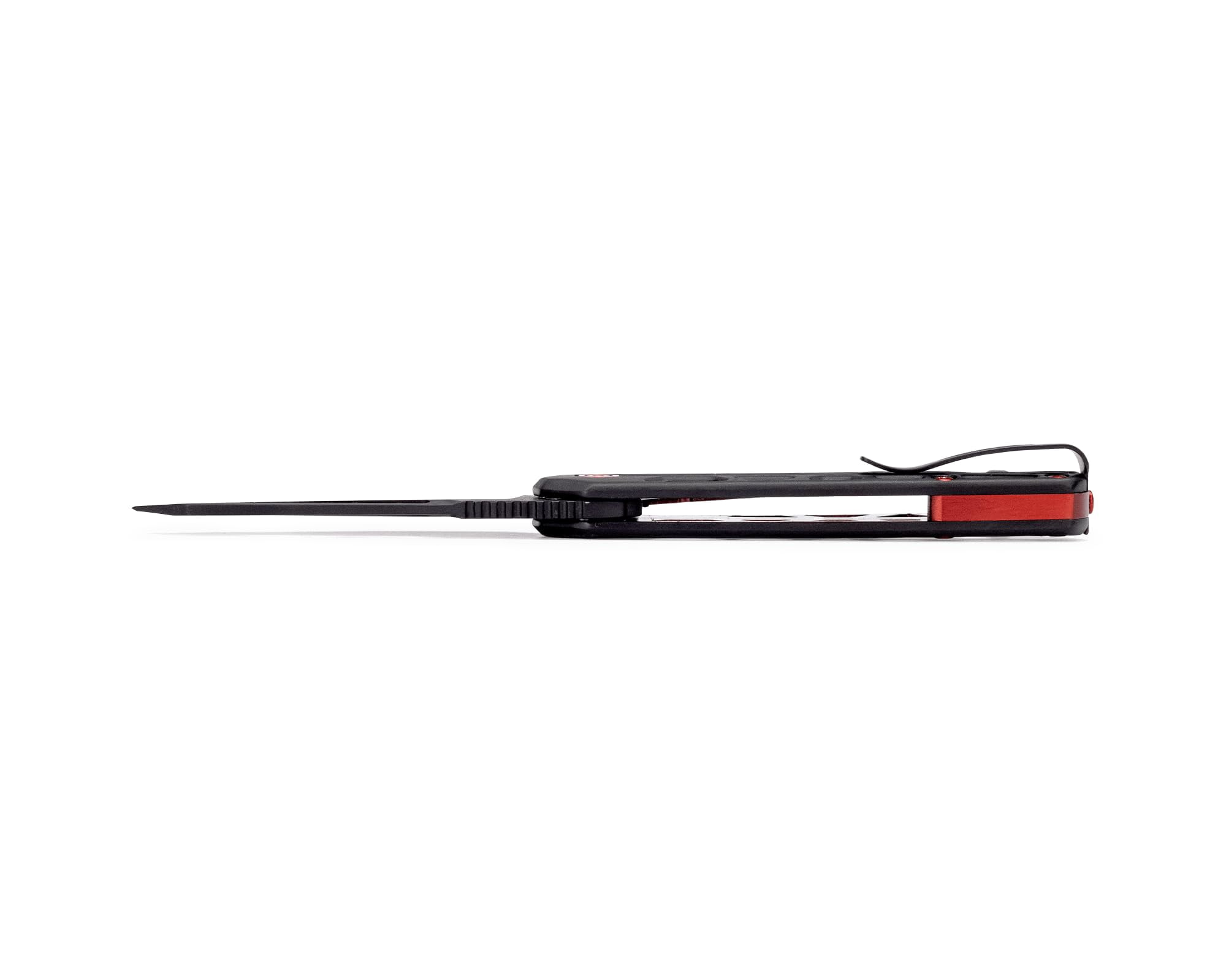 Buck Knives 813 Mini Trace Ops Folding EDC Knife, 2.43” Pocket Knife Blade, Black/Red, 1.75 oz
