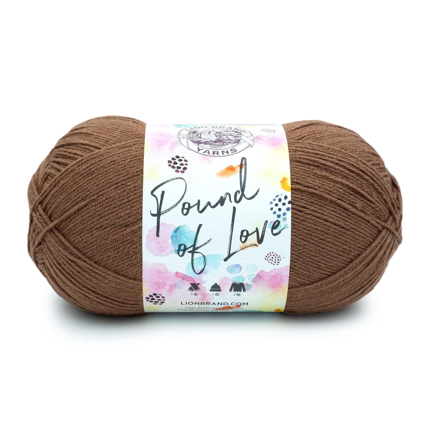 Lion Brand Pound of Love Yarn #4 Medium Premium Acrylic Yarn 454g /932m 1 Ball