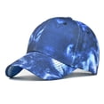 thumbnail image 1 of Gorra de béisbol con estampado intercambiable para hombre y mujer, de poliéster., 1 of 3