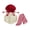 Khaki Red, variant on RUINIXCW Newborn Baby Halloween Clown Costume Infant Baby Girl Boy Fall Winter Clothes Sleeveless Zipper Hooded Romper and Striped Long Socks Set