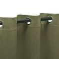 thumbnail image 2 of Bkue Nile Mills Modern, Classic Solid Semi Blackout Curtains, Set of 2, 42" x 84", Olive Green, 2 of 8