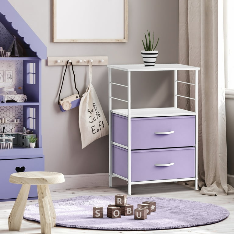 Amazon.com: LOAKEKEL Night Stand, Tall Nightstand Set of 2
