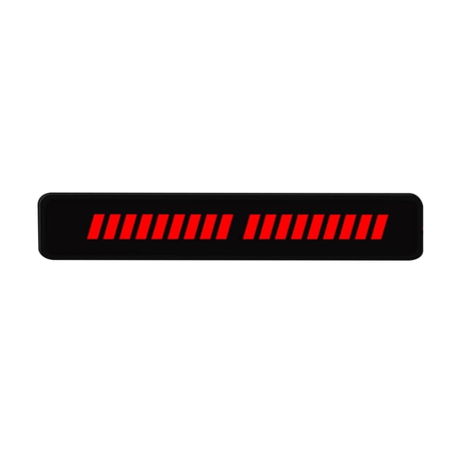 Luz de la parrilla Irfora 1 lámpara de luz decorativa LED con rejilla frontal universal para capó, lámpara decorativa para rejilla frontal de coche, lámpara de circulación diurna y nocturna, accesorio Irfora Luz de la parrilla