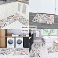 thumbnail image 6 of Kitchen Rugs and Mats Non Skid Washable Spring Flowers Floral Kitchen Mat and Rug Set,Floor Cushion Absorbent Rug,Rubber Backed Area Rugs for Kitchen Laundry, 6 of 7