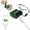Green, variant on BotaniNest USB Hand Crank Charger Generator Dynamo Mobile Emergency Phone Charger