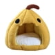 thumbnail image 2 of Cama para Gatos con Forma de Calabaza de Halloween | Caseta Semicerrada y Cálida para Mascotas con Cojín Extraíble y Lavable y Base Antideslizante | Cama Pequeña de Felpa de Algodón Suave para Uso En, 2 of 6