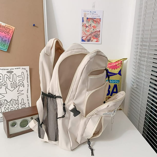 AFGWK - Mochila Para Niños, Bonita Y Estética Para La Escuela Secundaria, Azul