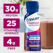 (2 pack) Ensure COMPLETE Nutrition Shake, 30g Protein, Milk Chocolate, 10 fl oz—16 Pack