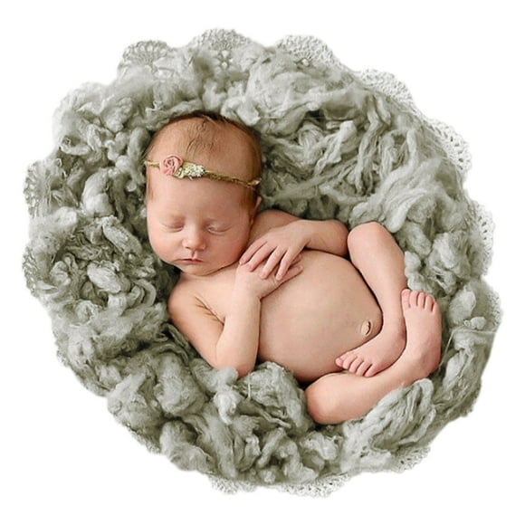 Coofit Couverture Photo pour Bébé en Laine Chaude et Douce Coussin de Mode pour Bébé Accessoire de Photographie pour Bébé