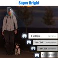 thumbnail image 4 of RoamRider Beanie with Light, Rechargeable Headlamp Hat Winter Warm Knitted Caps for Women Men, Gray, 4 of 7