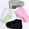 thumbnail image 4 of GOOHOCHY 1 par de fundas protectoras antideslizantes para zapatos, de silicona, impermeables, para botas de lluvia, talla L, color negro, 4 of 8