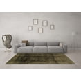 thumbnail image 3 of Ahgly Company Indoor Square Abstract Brown Modern Area Rugs, 3' Square, 3 of 4